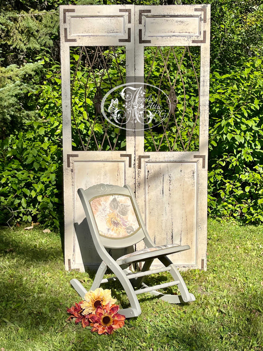 Antique Folding Rocking Chair