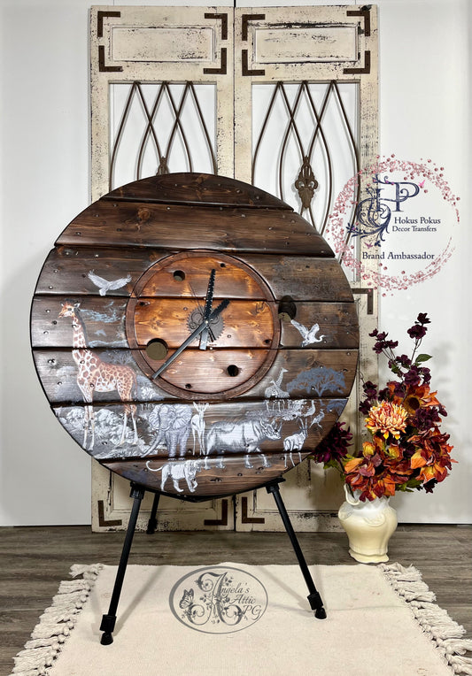 Safari Spool Clock