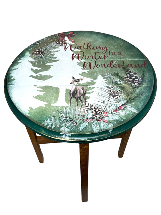 Folding Christmas Table