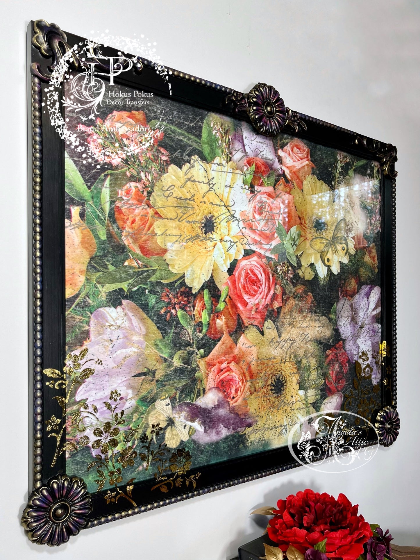 Royal Blooms Framed Art