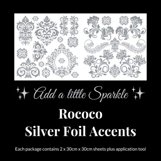 Rococo Silver Foil Accents
